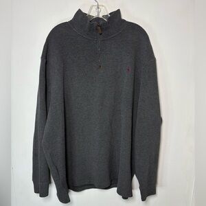 Ralph Lauren Charcoal Zip-Up Sweater